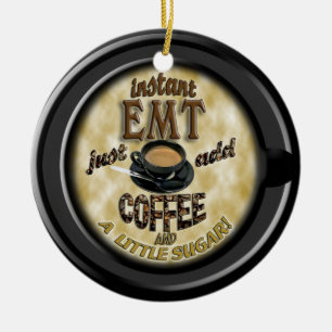 SOFORTIGE EMT ADDIEREN KAFFEE-WEIHNACHTSverzierung Keramikornament