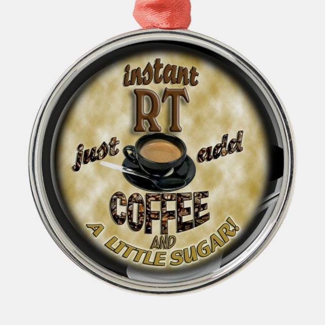 SOFORTIGE FUNKTELEGRAFIE - RADIOLOGIE-TECHNOLOGIE SILBERNES ORNAMENT (Vorne)