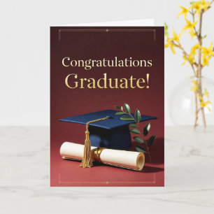 Sofortige Grüße zur Graduierung Ästhetik Karte