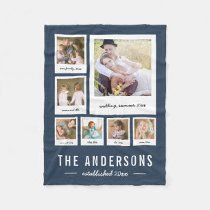 Sofortige Hintergrundfarbe für Fotocollage Fleecedecke