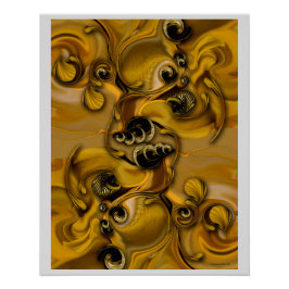 "Sofortige Meditation", glänzendes Poster