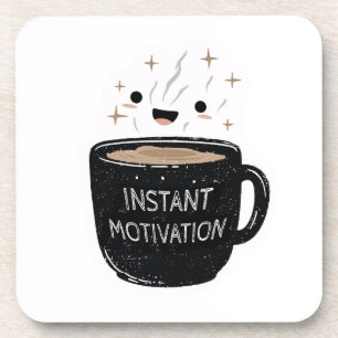 Sofortige Motivation – Süße Kawaii-Kaffeetasse Getränkeuntersetzer