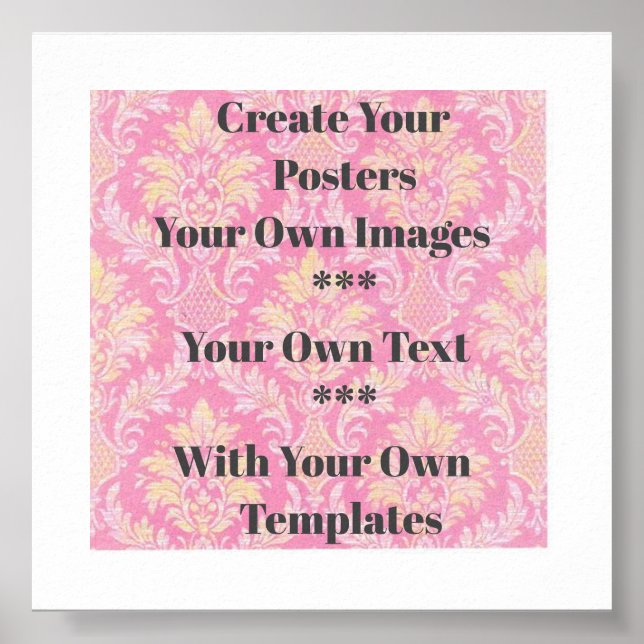 Sofortiger Download der Plakatvorlage Poster (Vorne)