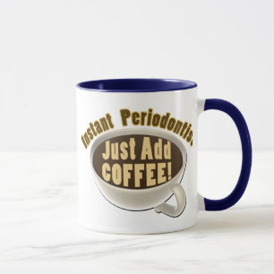 Sofortiger Periodontist addieren gerade Kaffee Tasse