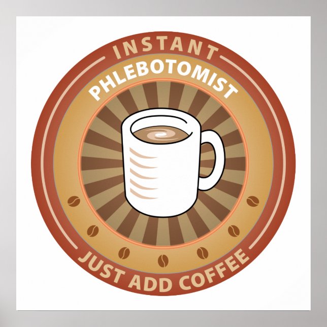 Sofortiger Phlebotomist Poster (Vorne)