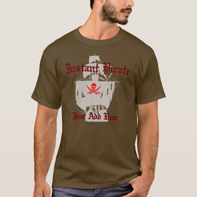 Sofortiger Pirat T-Shirt (Vorderseite)
