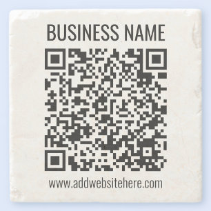 Sofortiger QR-Code (geben Sie Ihre Website-URL ein Steinuntersetzer