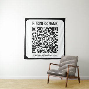 Sofortiger QR-Code (geben Sie Ihre Website-URL ein Wandteppich