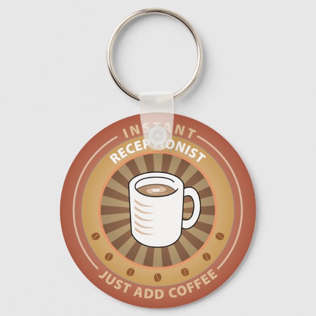 Sofortiger Rezeptionist Schlüsselanhänger (Vorderseite)