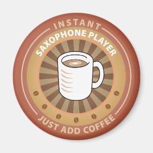 Sofortiger Saxophon-Spieler Magnet