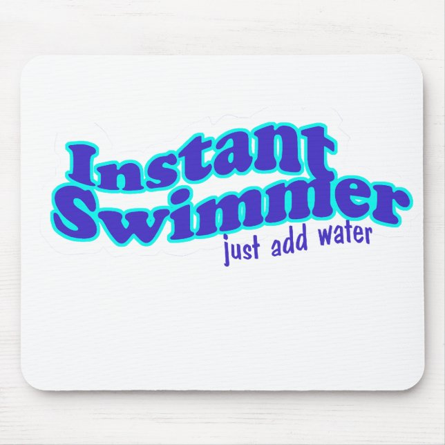 sofortiger Schwimmer Mousepad (Vorne)