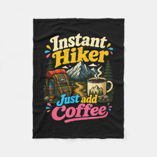 Sofortiger Wanderer, einfach Kaffee hinzufügen, lu Fleecedecke