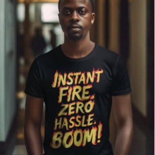 Sofortiges Feuer: Zero Hassle Boom T-Shirt