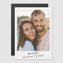 Sofortiges Foto mit handgeschriebenen Notizen Save