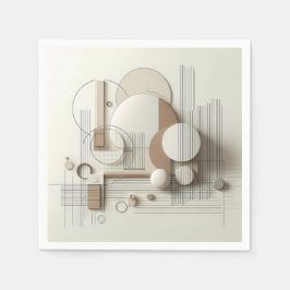 Soft 3D Linework  Serviette