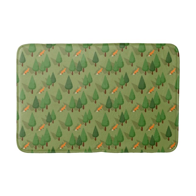 Soft & Absorbent Forest Themed Badematte (Vorderseite)