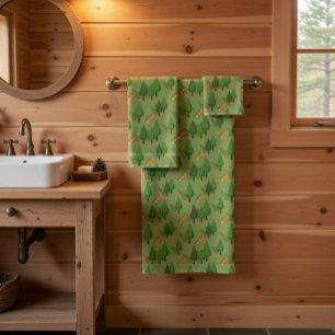 Soft & Absorbent Nature Inspiriert Badhandtuch Set