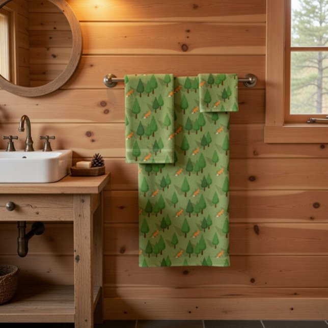 Soft & Absorbent Nature Inspiriert Badhandtuch Set (Von Creator hochgeladen)
