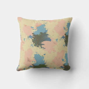 Soft Abstrakter Splash Throw Kissen