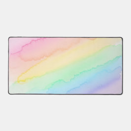 Soft Aesthetic Dreamy Colorful Ombre Office Decor Schreibtischunterlage