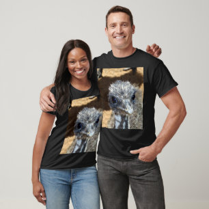 Soft and Fuzzy: Australian Baby Emu Face, T-Shirt