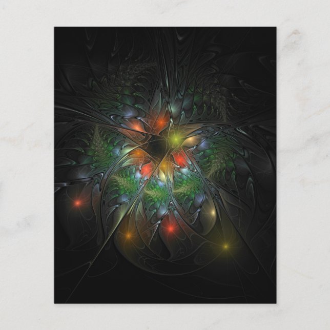 Soft and tenderderness Fraktal Fantasy Blume Flyer (Vorne)