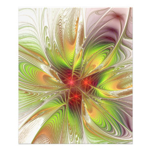 Soft and tenderderness Fraktal Fantasy Blume Fotodruck