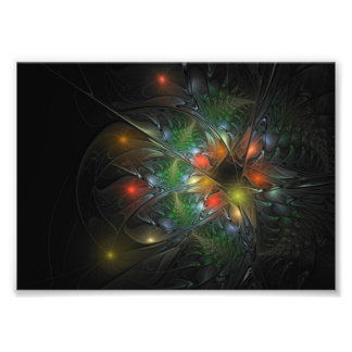 Soft and tenderderness Fraktal Fantasy Blume Fotodruck