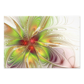 Soft and tenderderness Fraktal Fantasy Blume Fotodruck