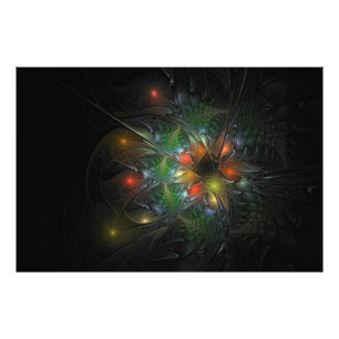 Soft and tenderderness Fraktal Fantasy Blume Fotodruck