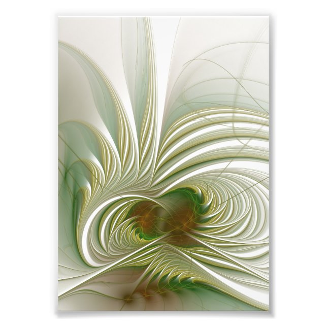 Soft and tenderderness Fraktal Fantasy Blume Fotodruck (Vorne)