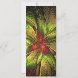 Soft and tenderderness Fraktal Fantasy Blume Karte