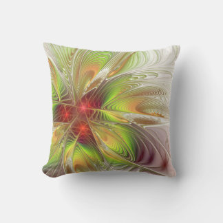 Soft and tenderderness Fraktal Fantasy Blume Kissen