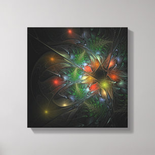Soft and tenderderness Fraktal Fantasy Blume Leinwanddruck