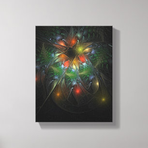 Soft and tenderderness Fraktal Fantasy Blume Leinwanddruck