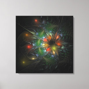 Soft and tenderderness Fraktal Fantasy Blume Leinwanddruck