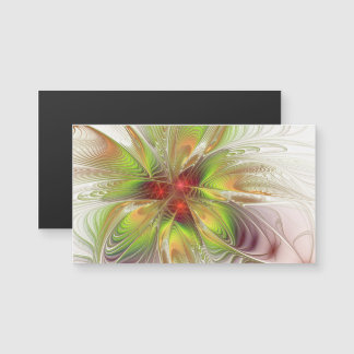 Soft and tenderderness Fraktal Fantasy Blume Magnetkarte