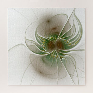 Soft and tenderderness Fraktal Fantasy Blume Puzzle