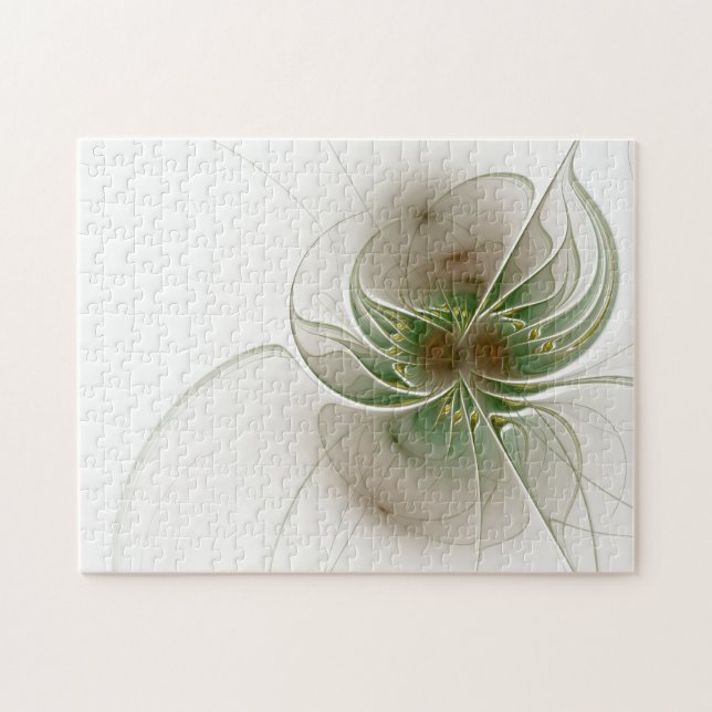 Soft and tenderderness Fraktal Fantasy Blume Puzzle (Horizontal)