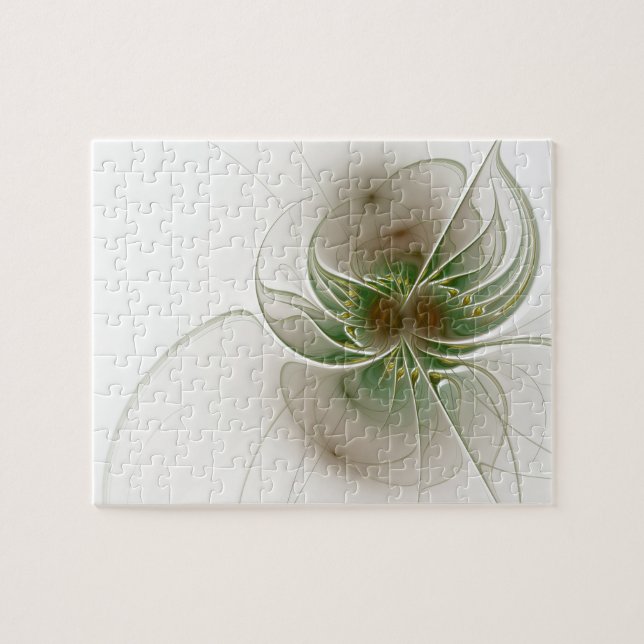 Soft and tenderderness Fraktal Fantasy Blume Puzzle (Horizontal)