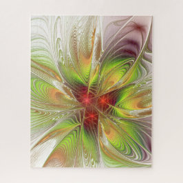 Soft and tenderderness Fraktal Fantasy Blume Puzzle