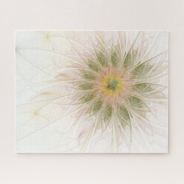 Soft and tenderderness Fraktal Fantasy Blume Puzzle