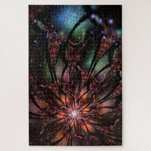 Soft and tenderderness Fraktal Fantasy Blume Puzzle