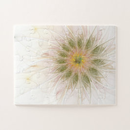 Soft and tenderderness Fraktal Fantasy Blume Puzzle