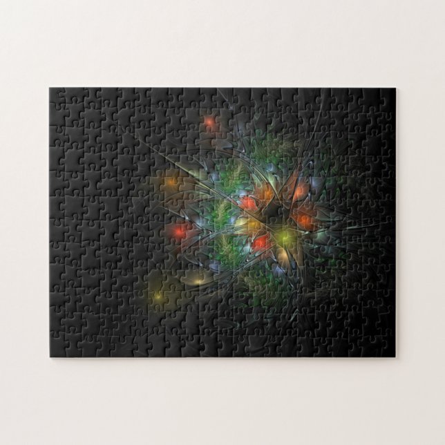 Soft and tenderderness Fraktal Fantasy Blume Puzzle (Horizontal)