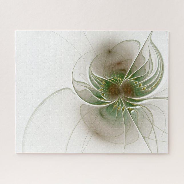 Soft and tenderderness Fraktal Fantasy Blume Puzzle (Horizontal)