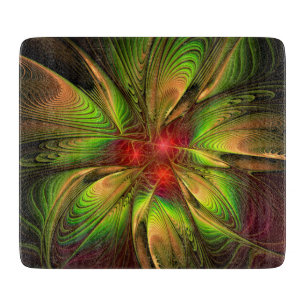 Soft and tenderderness Fraktal Fantasy Blume Schneidebrett