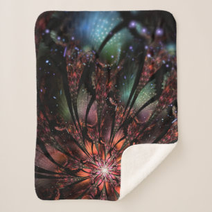 Soft and tenderderness Fraktal Fantasy Blume Sherpadecke