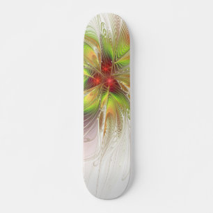 Soft and tenderderness Fraktal Fantasy Blume Skateboard