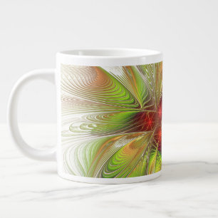 Soft and tenderness fractal fantasy flowers  Jumbo-Tasse